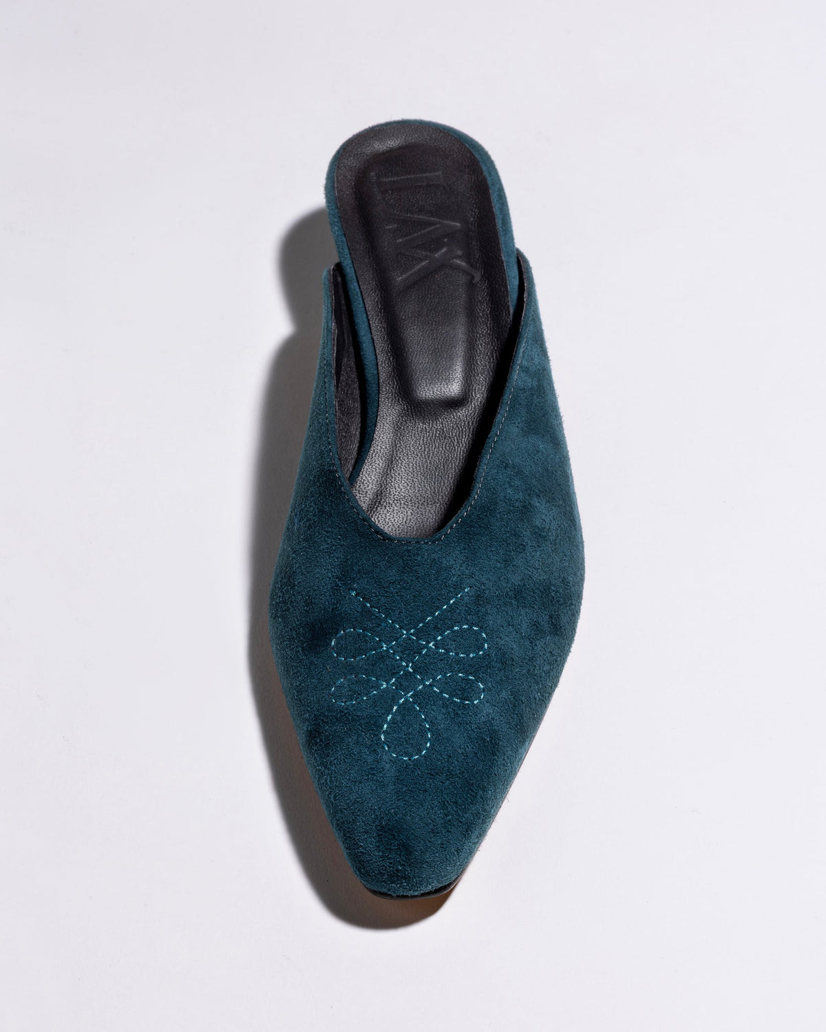 ARUJU SLIPERRS MULES Midnight teal - LAX