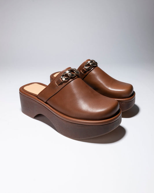 FRANCIS CLOGS Nut Brown - LAX