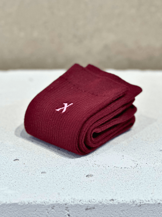 LAX SOCKS Burgondy - LAX