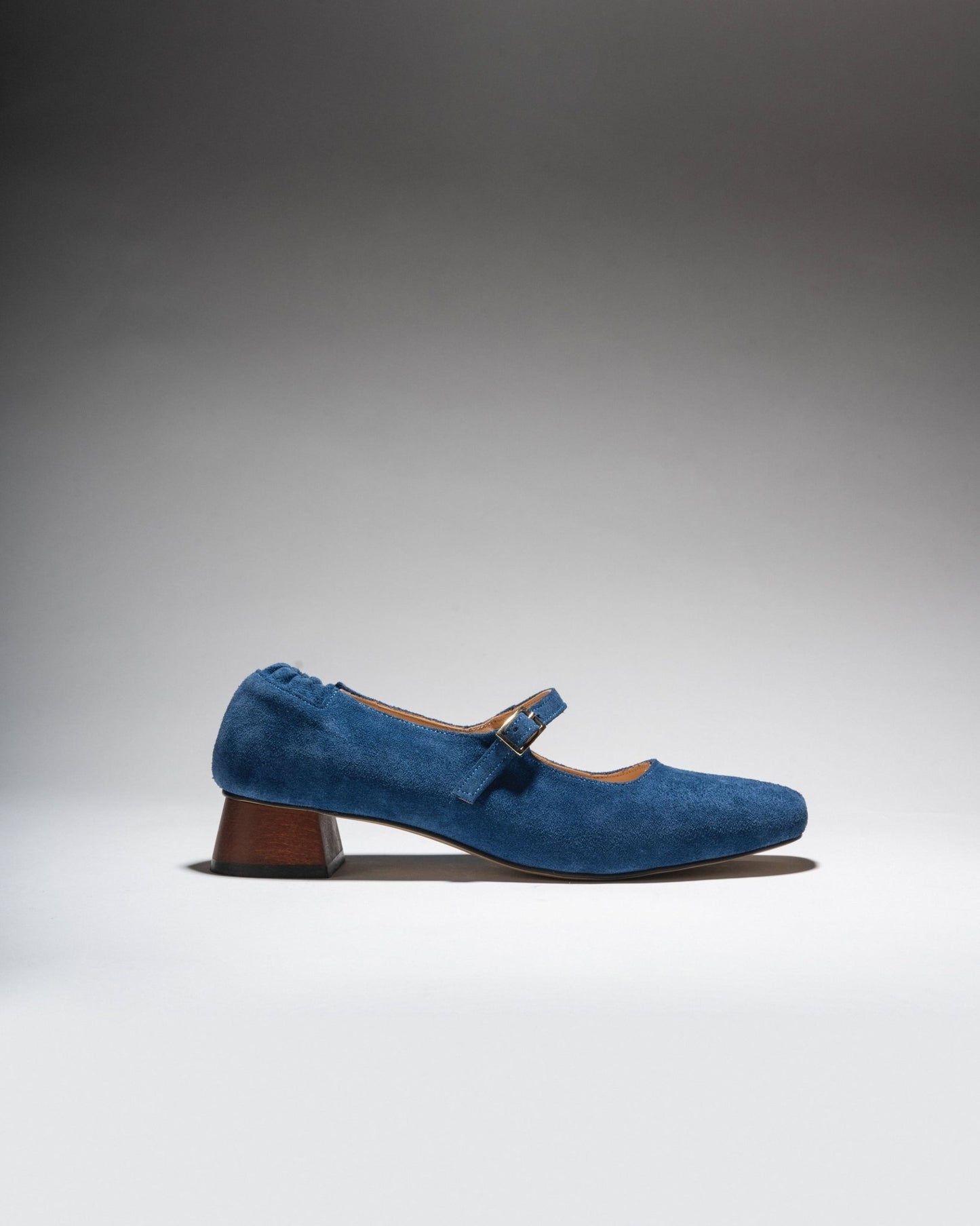 MAGGIE - JANES Blue suede - LAX