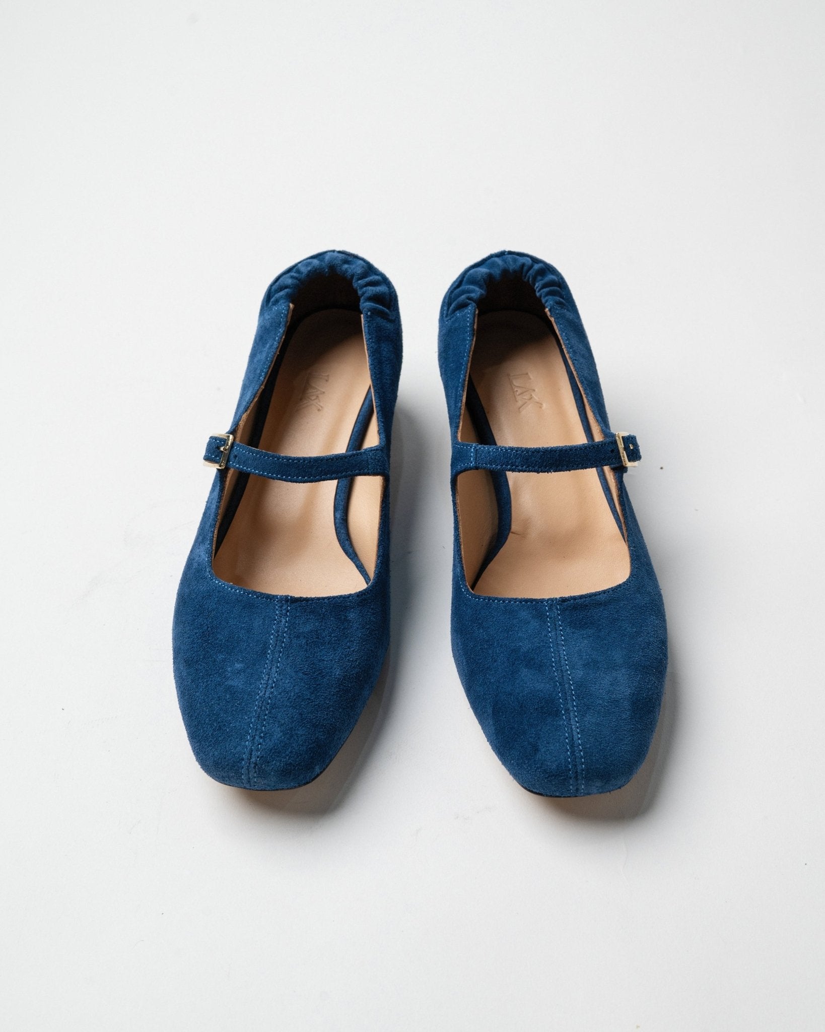 MAGGIE - JANES Blue suede - LAX