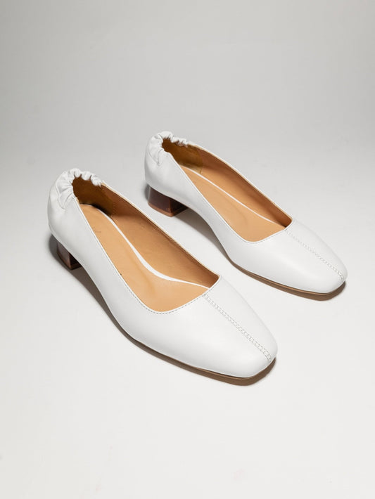 MAGGIE Pumps White - LAX