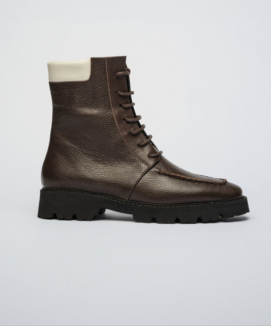 OLIVE BOOT Brown Combo - LAX