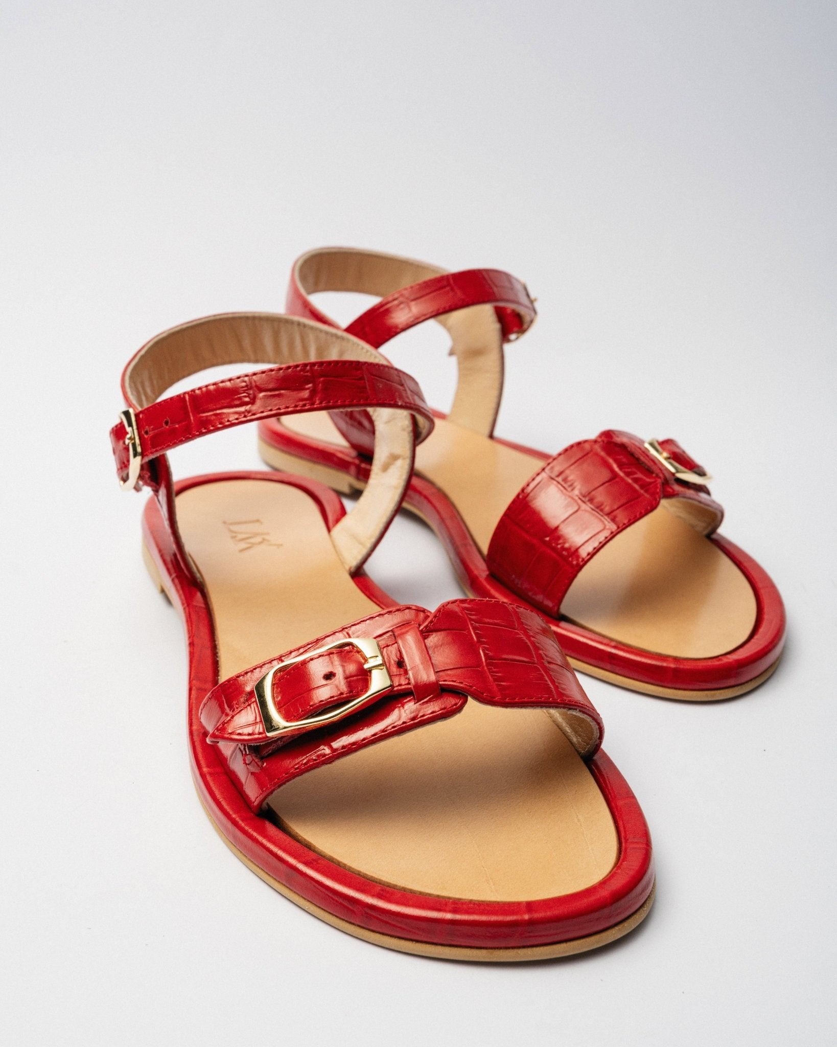 PARDES Cherry Red Croc - LAX