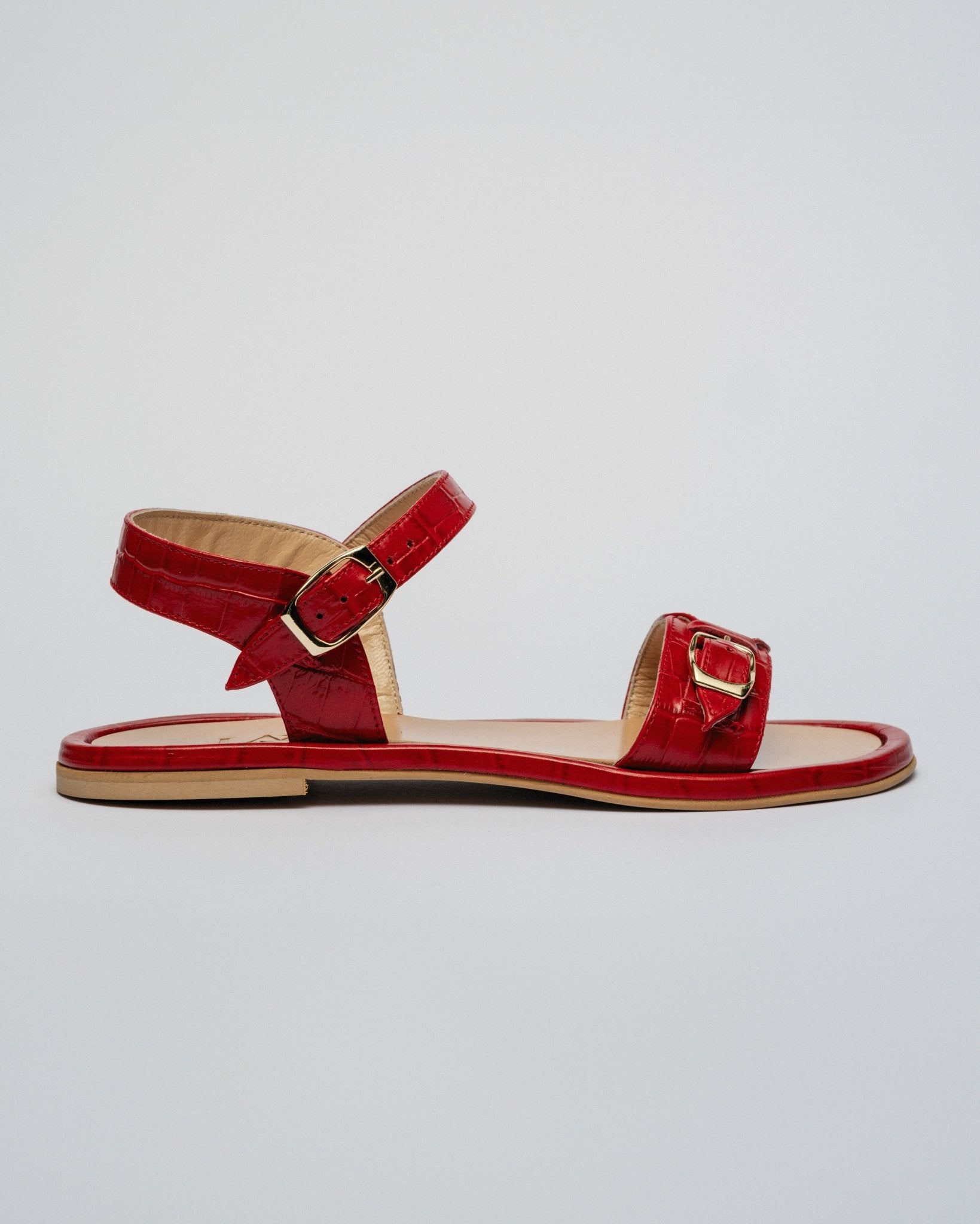 PARDES Cherry Red Croc - LAX