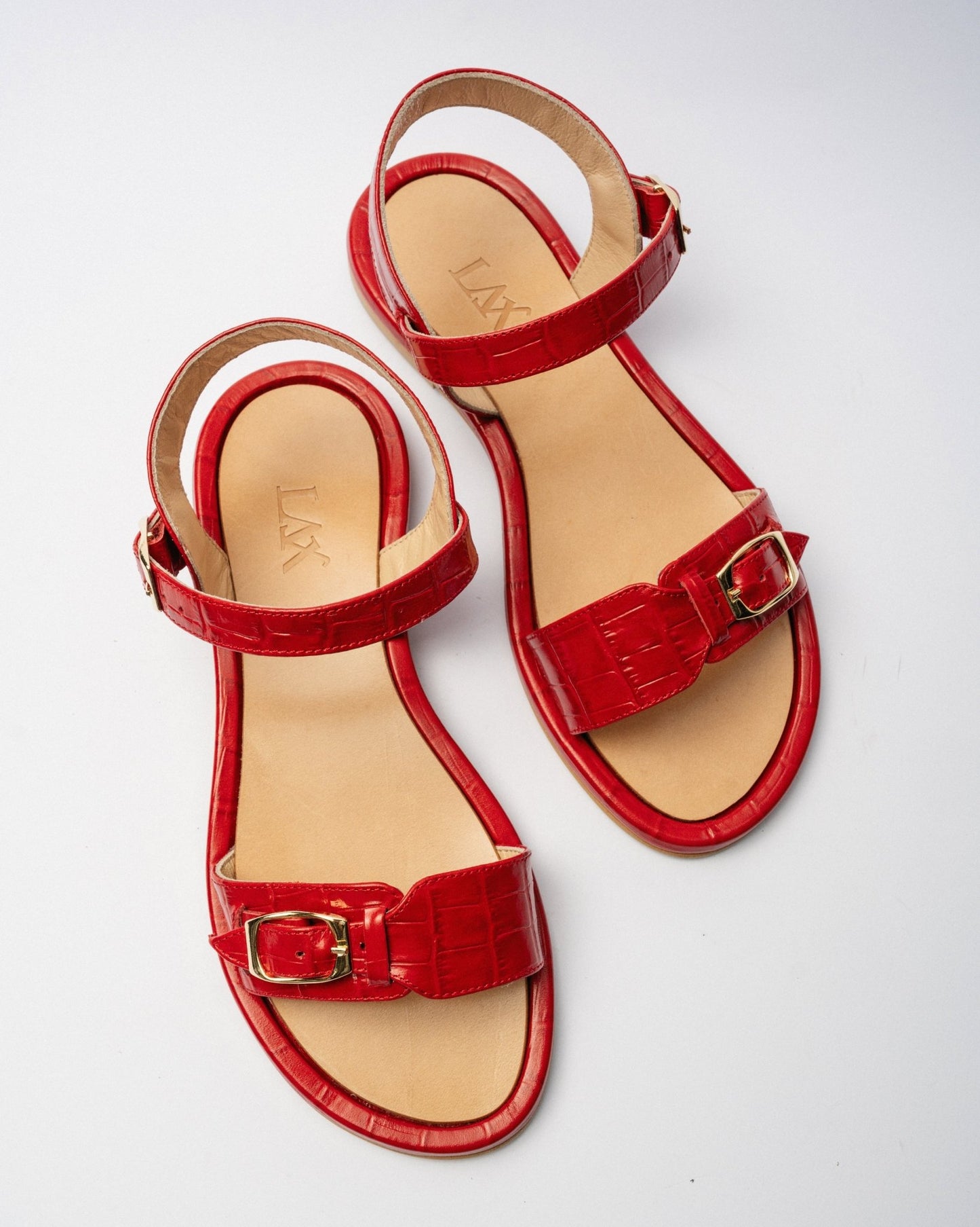 PARDES Cherry Red Croc - LAX