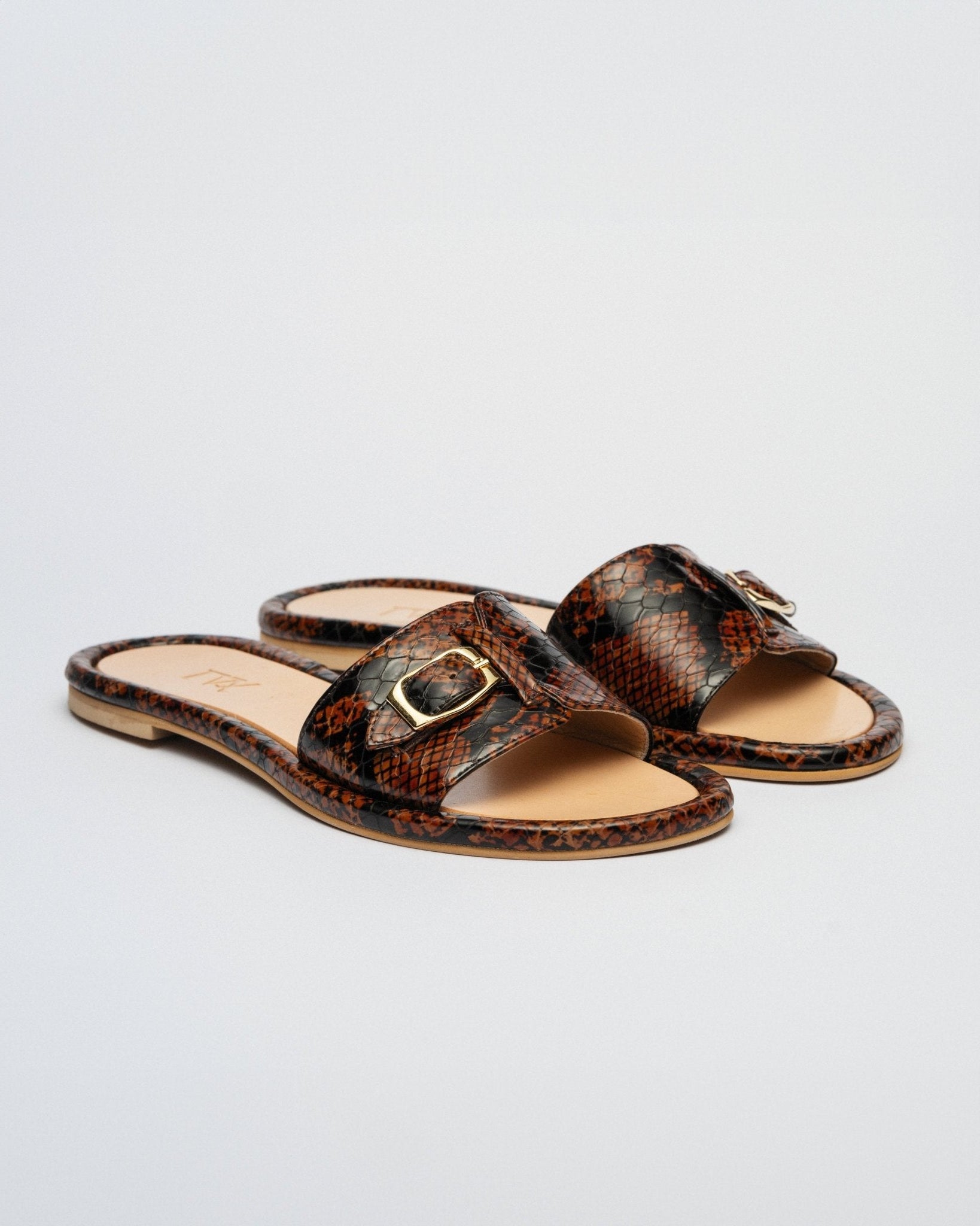 PARDES slides snake print - LAX
