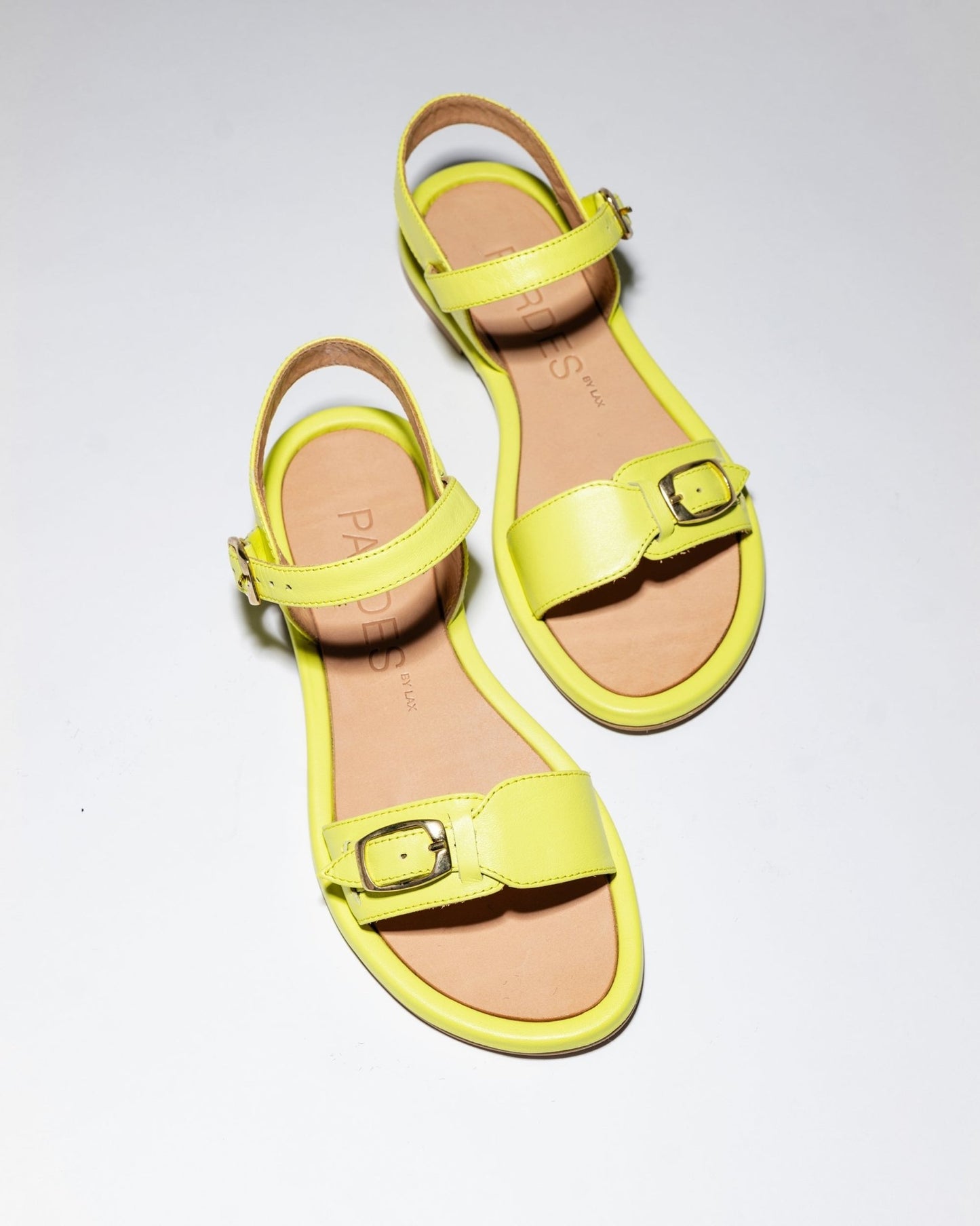 PARDES SUN - dals Lemon Yellow Smooth Leather - LAX