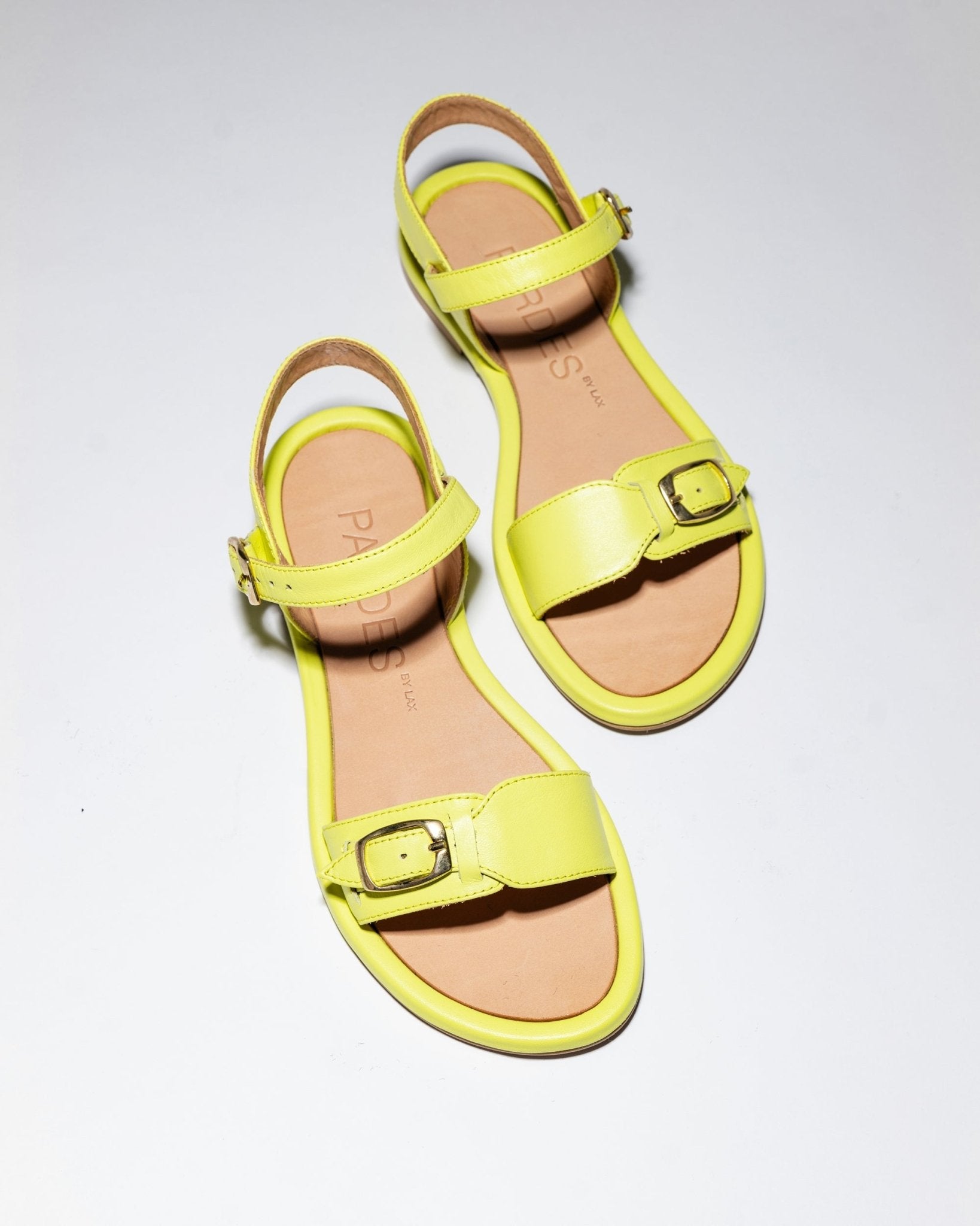 PARDES SUN - dals Lemon Yellow Smooth Leather - LAX