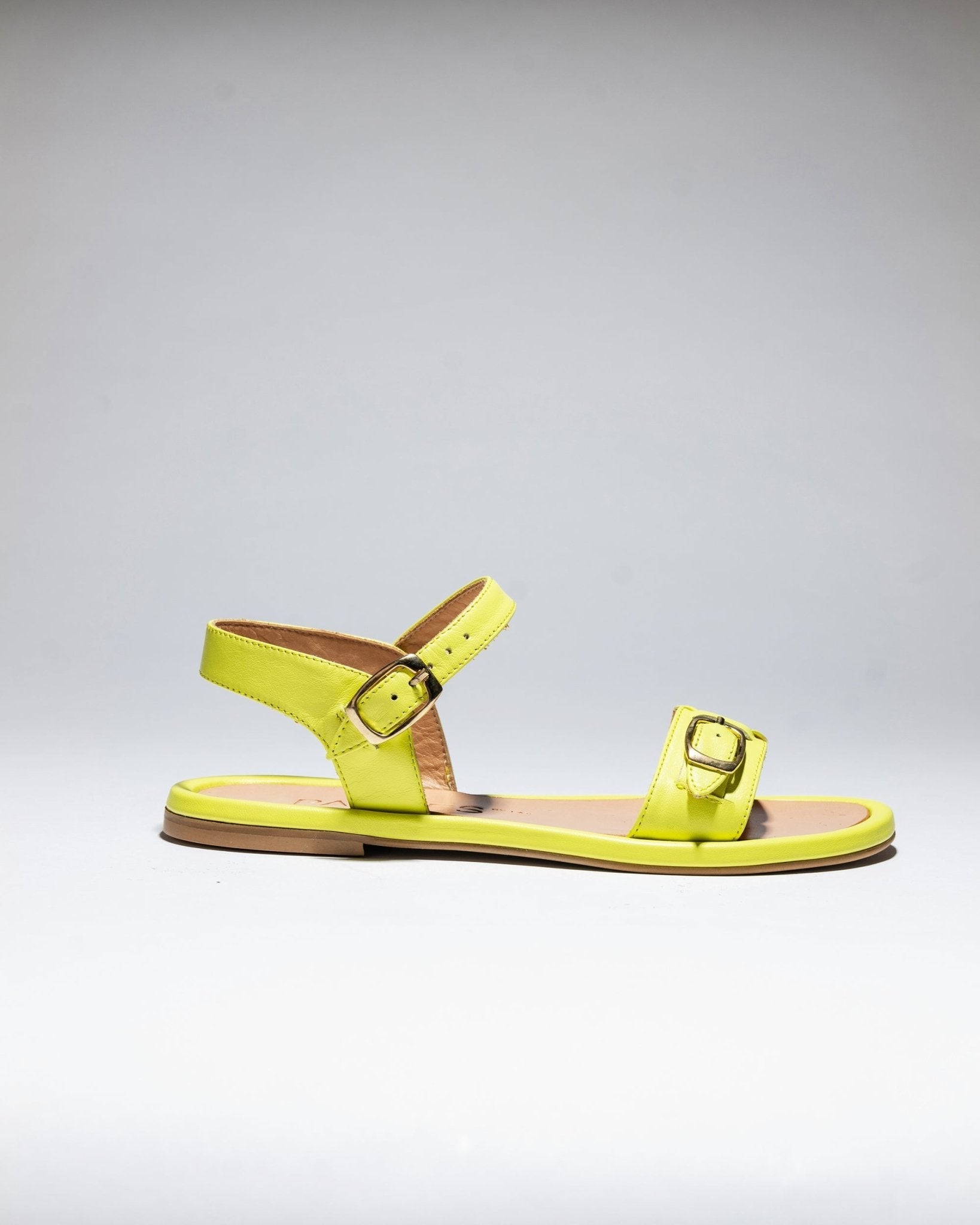 PARDES SUN - dals Lemon Yellow Smooth Leather - LAX