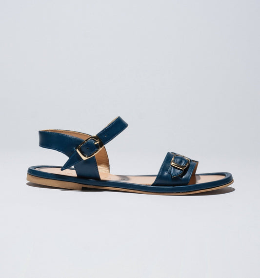PARDES SUN - dals Petrol blue Smooth Leather - LAX