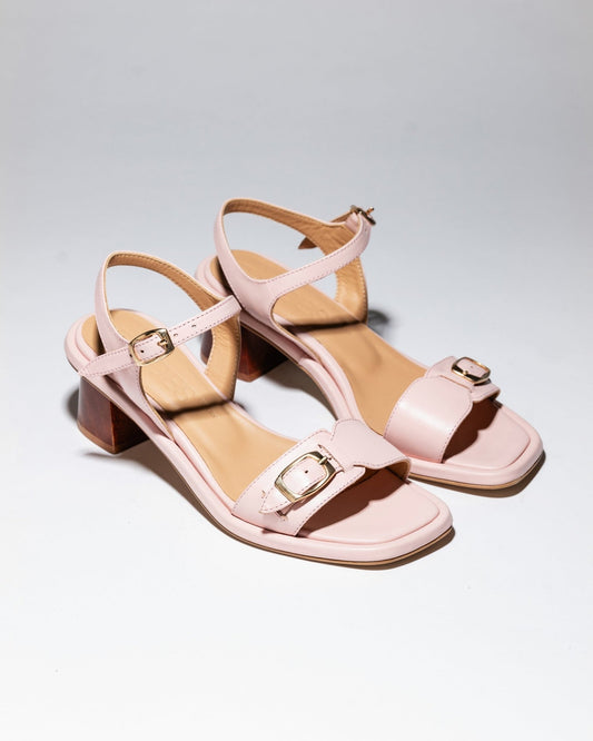 PARDES TERRA SUN Pale Pink Sandals - LAX