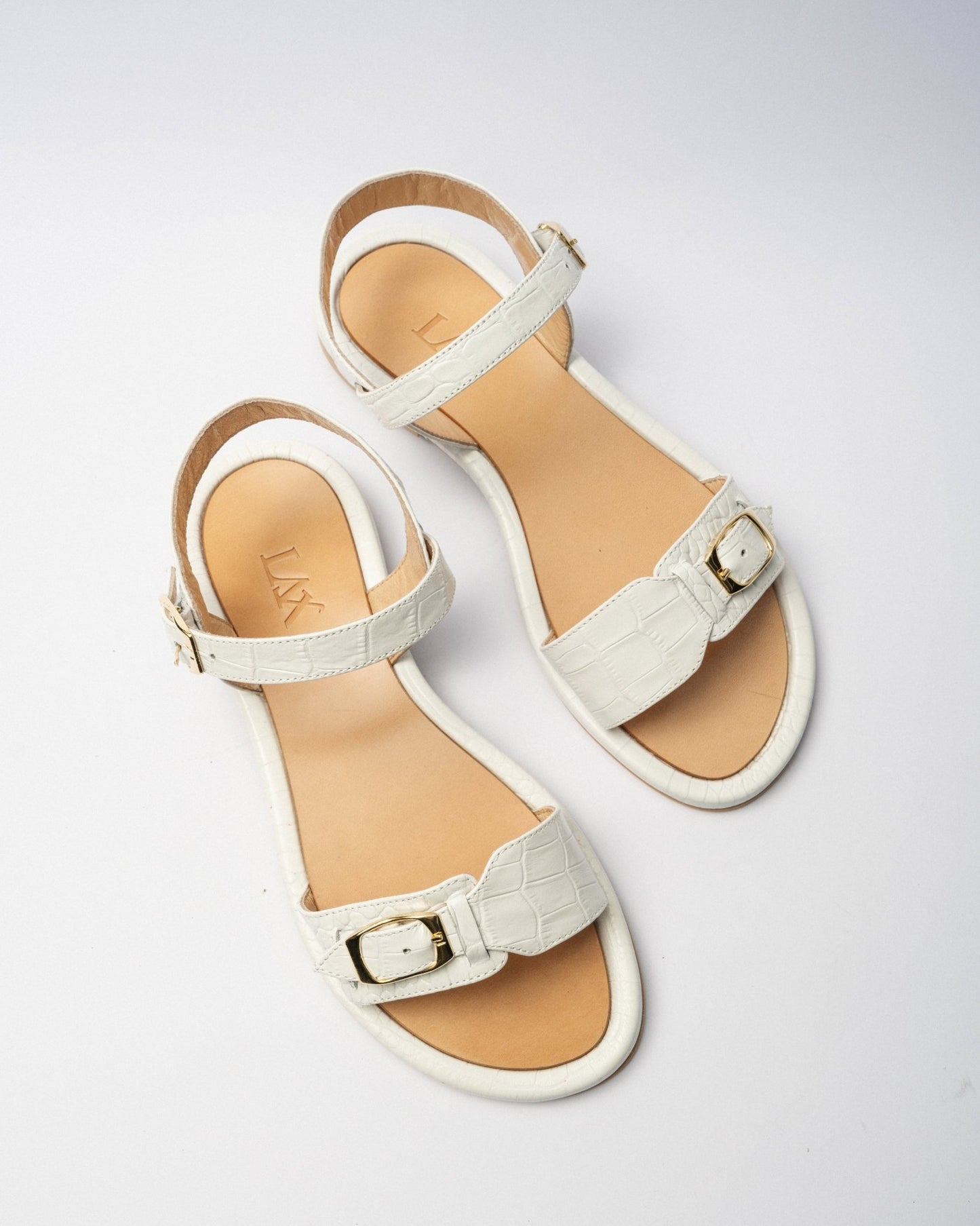 PARDES White Croc Leather - LAX