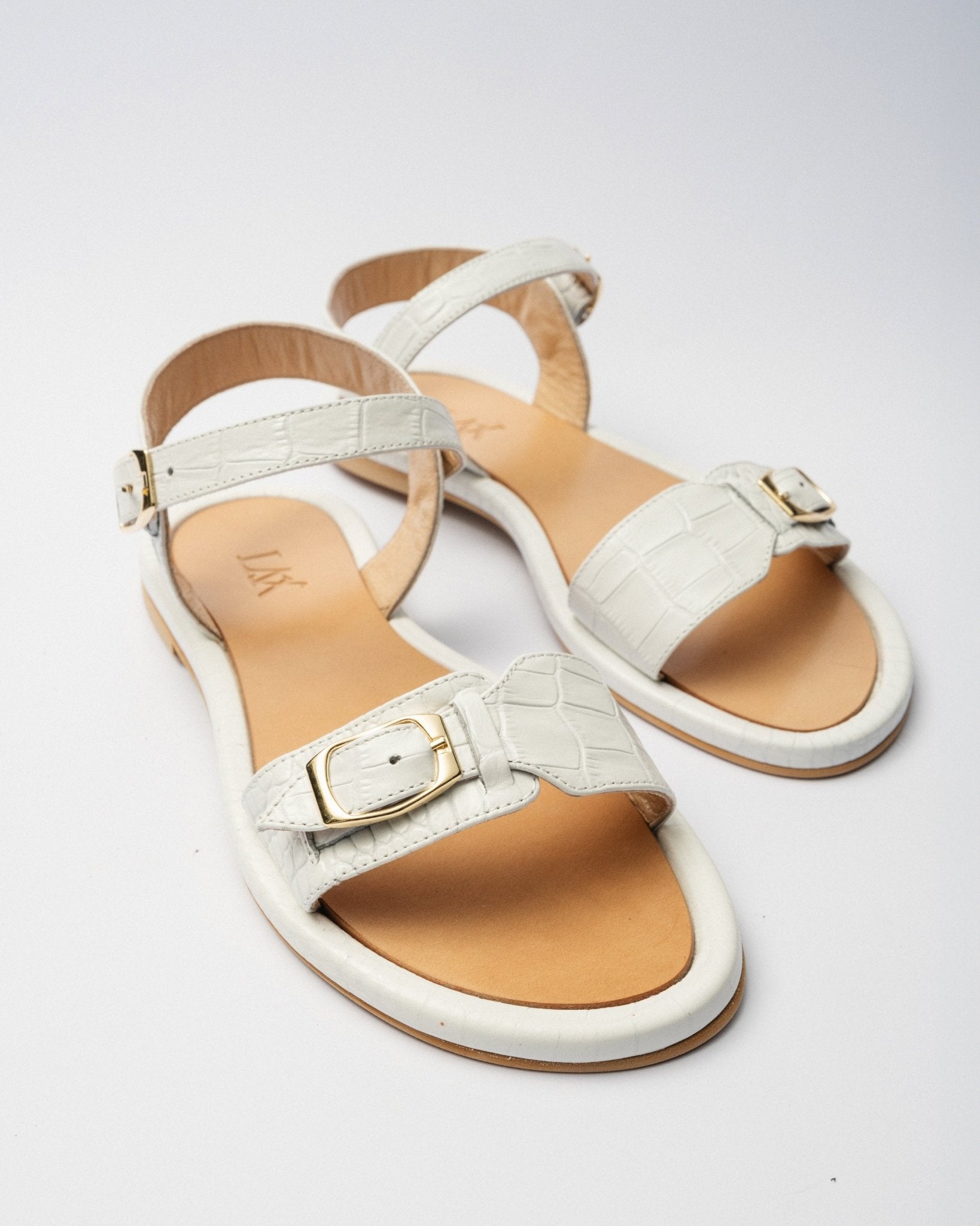 PARDES White Croc Leather - LAX