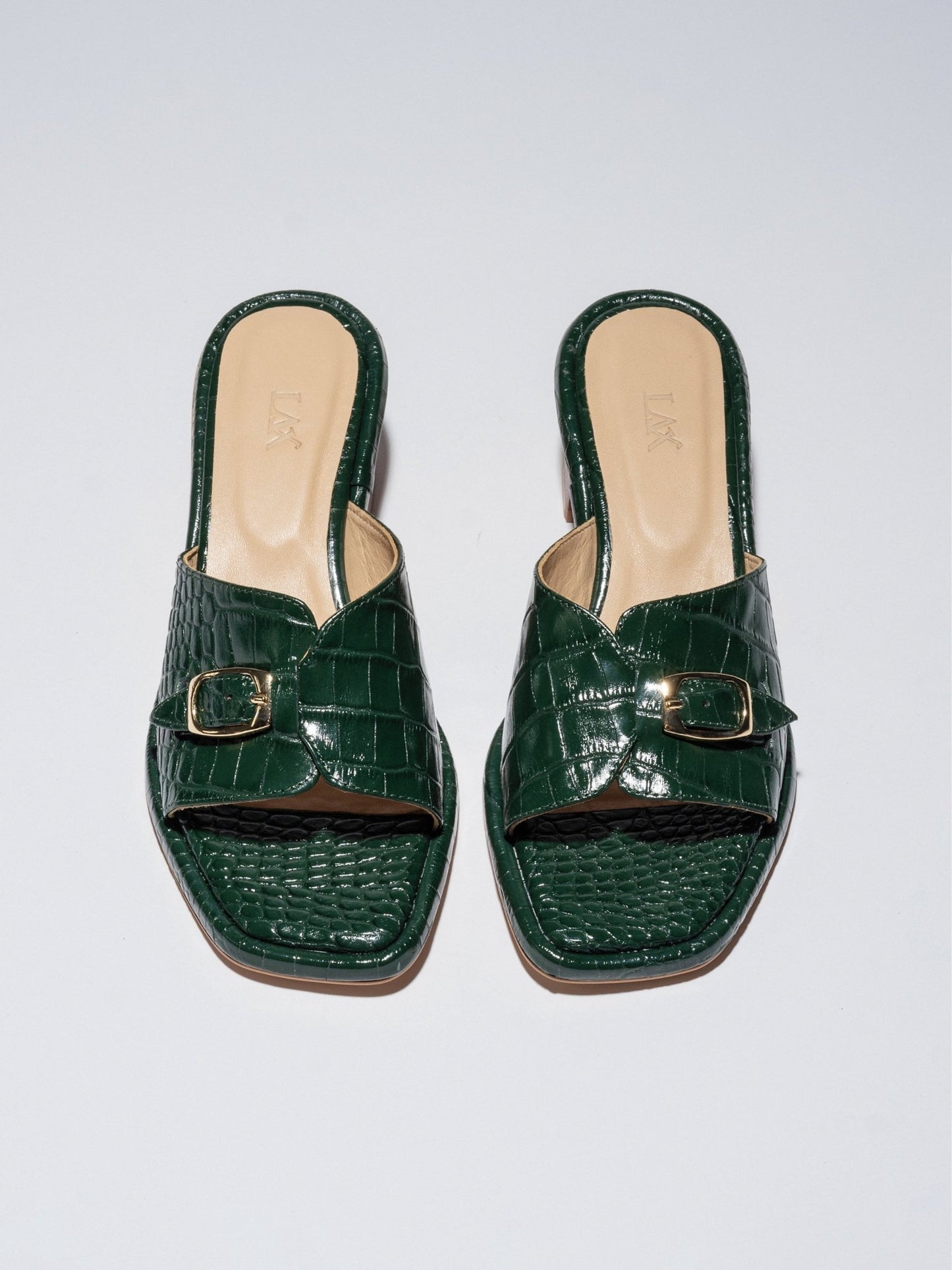 TERRA URBANA Forest green croc SAMPLE - LAX