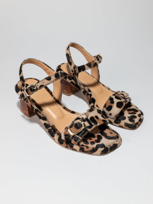 PARDES TERRA SUN Leopard Sandals - LAX