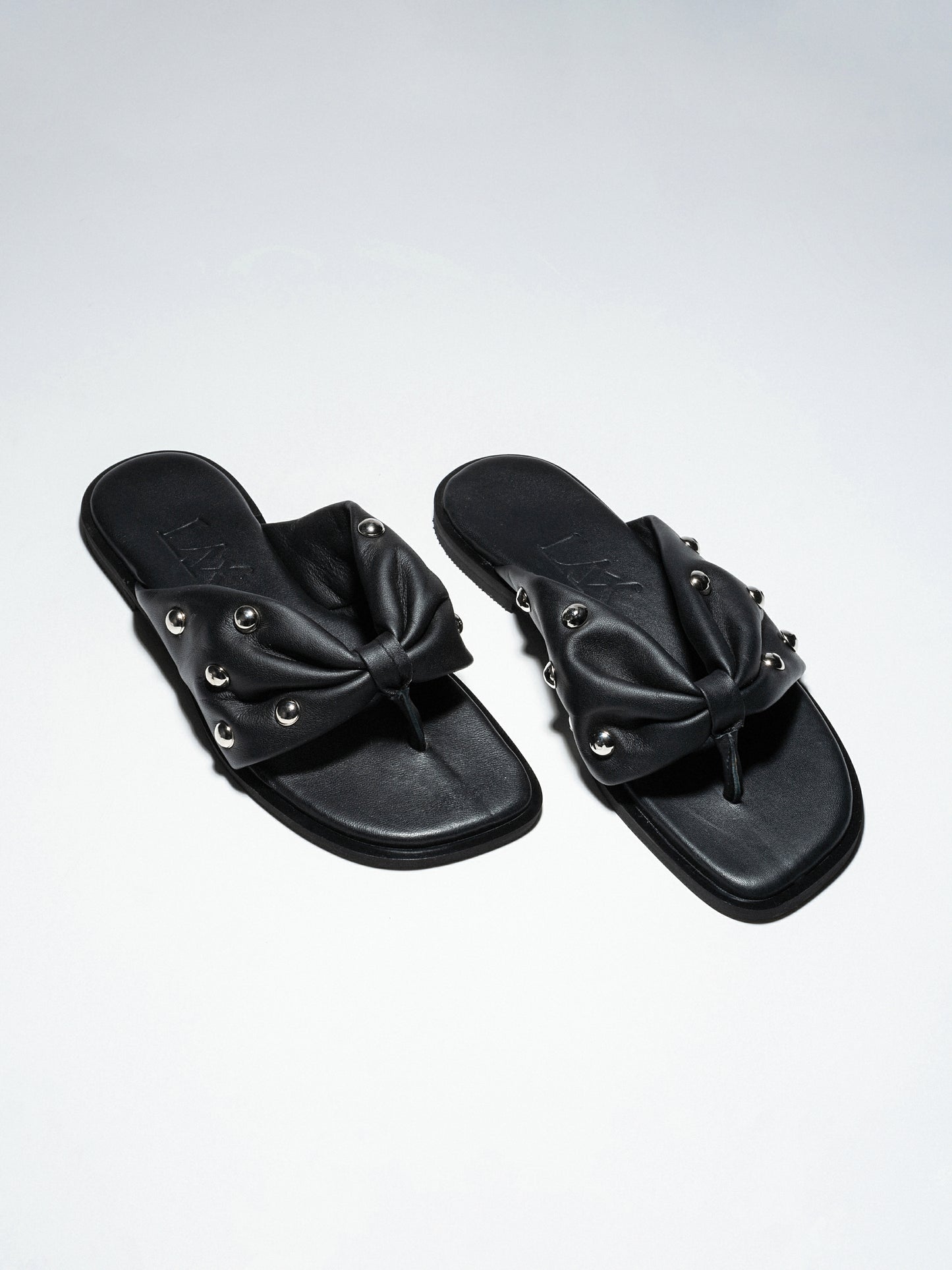 BOW SLIDES Black