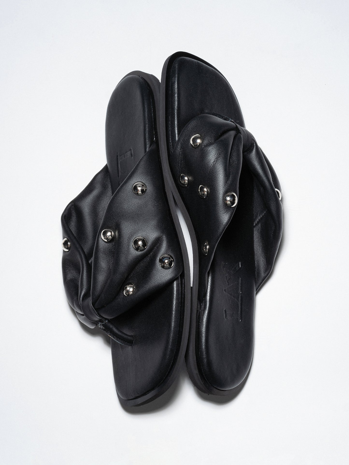 BOW SLIDES Black