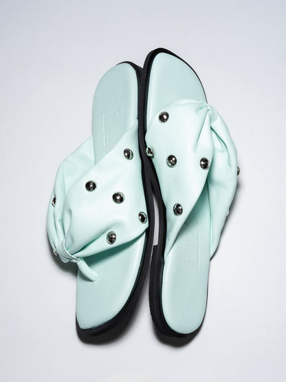 BOW SLIDES Mint