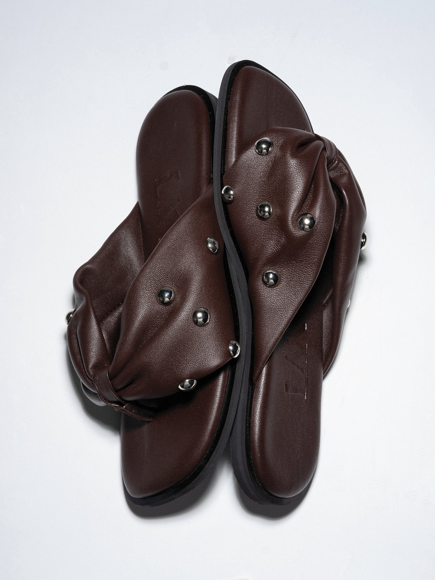 BOW SLIDES espresso