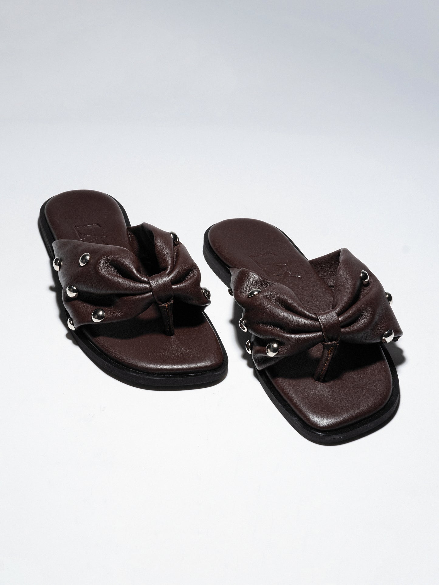 BOW SLIDES espresso