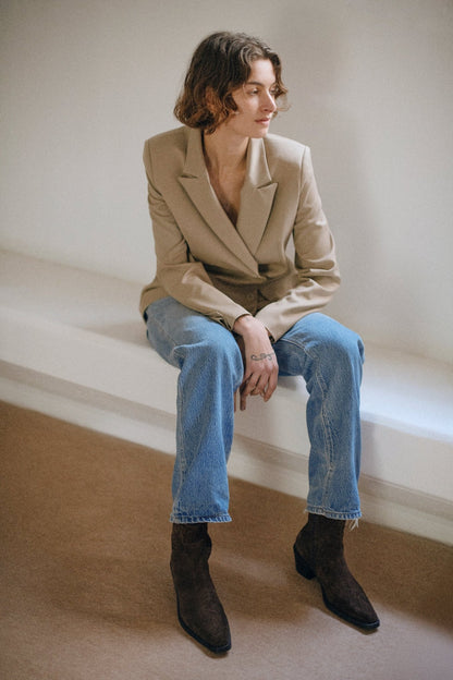 ARUJU Brown suede - LAX