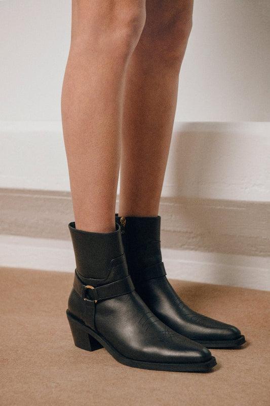 ARUJU RIDER BOOT Black - LAX