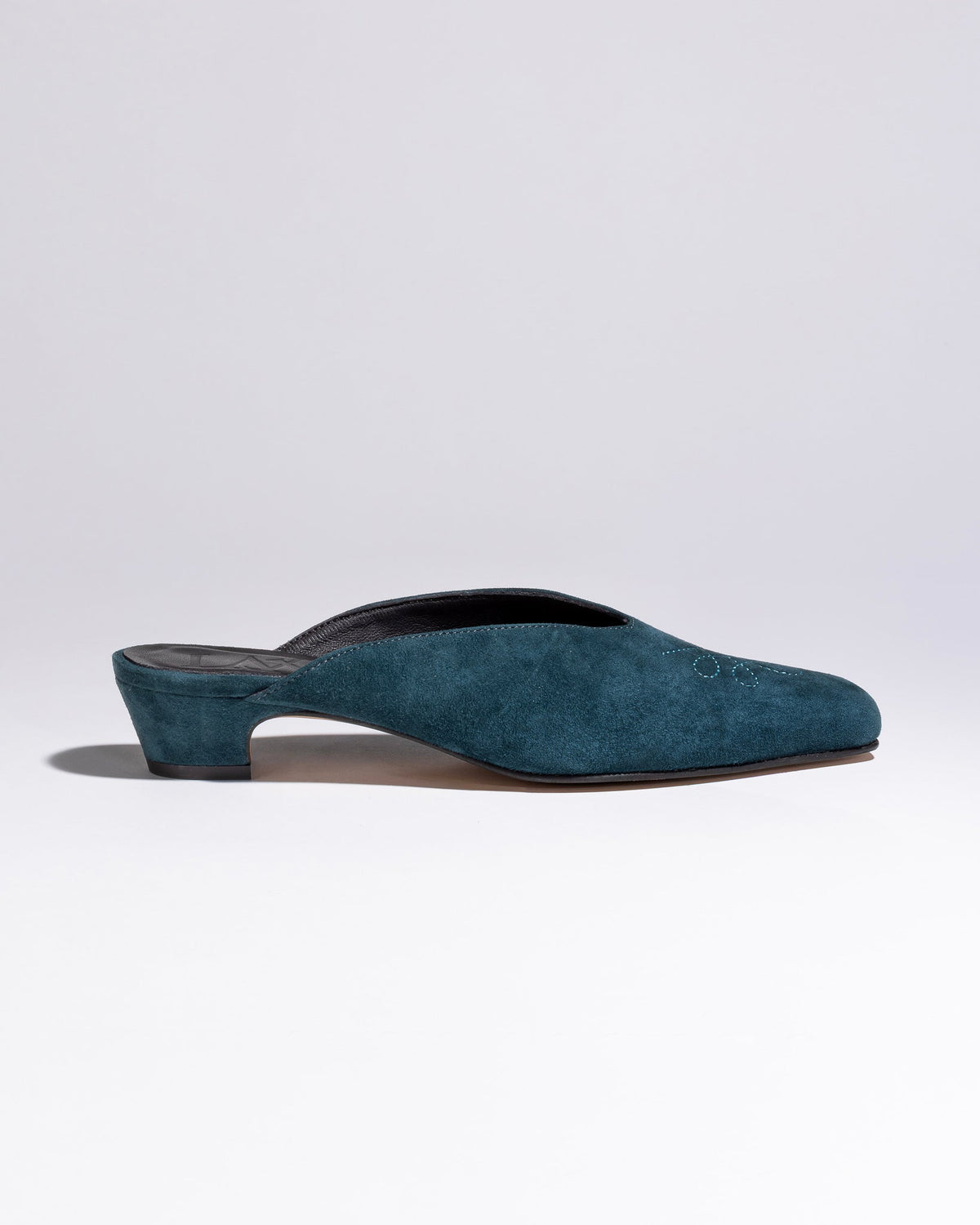 ARUJU SLIPERRS MULES Midnight teal - LAX