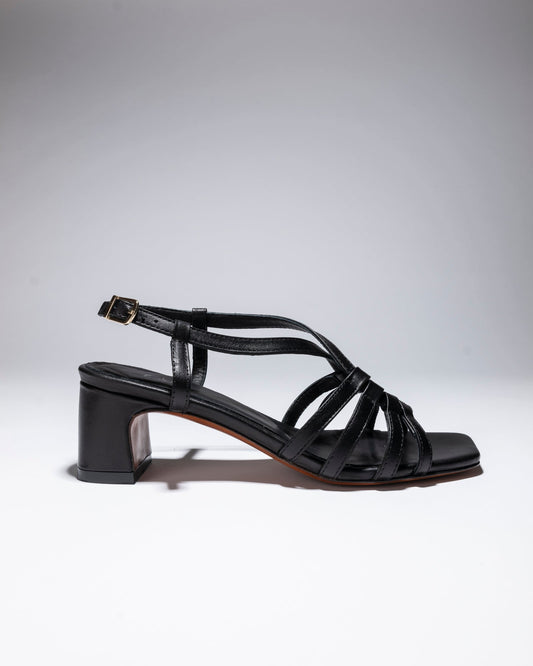 BASKET HEEL Black - LAX