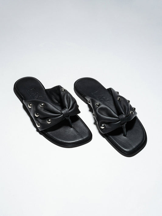 BOW SLIDES Black - LAX