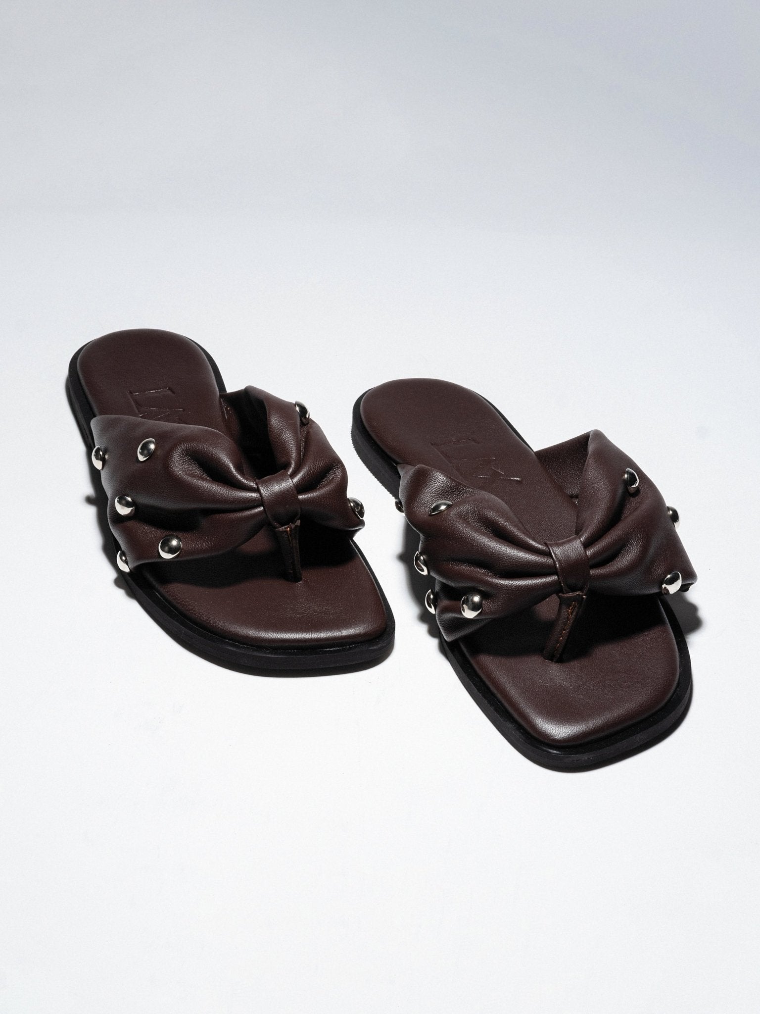 BOW SLIDES espresso - LAX