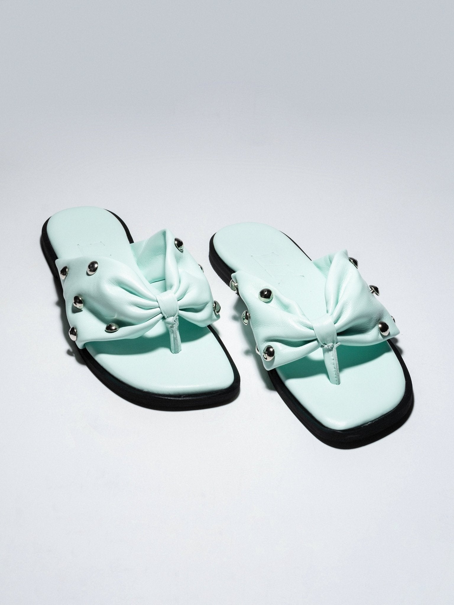 BOW SLIDES Mint - LAX