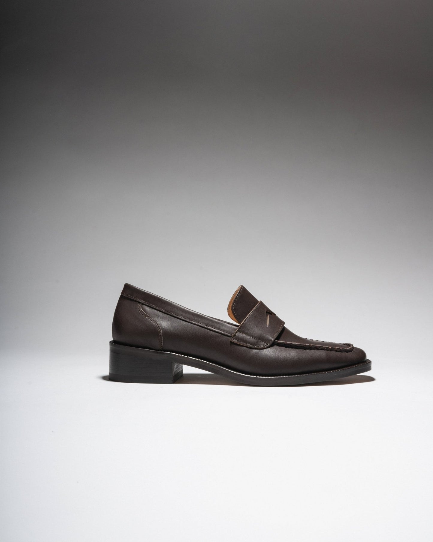 EAGLE PENNY LOAFERS Dark Brown - LAX