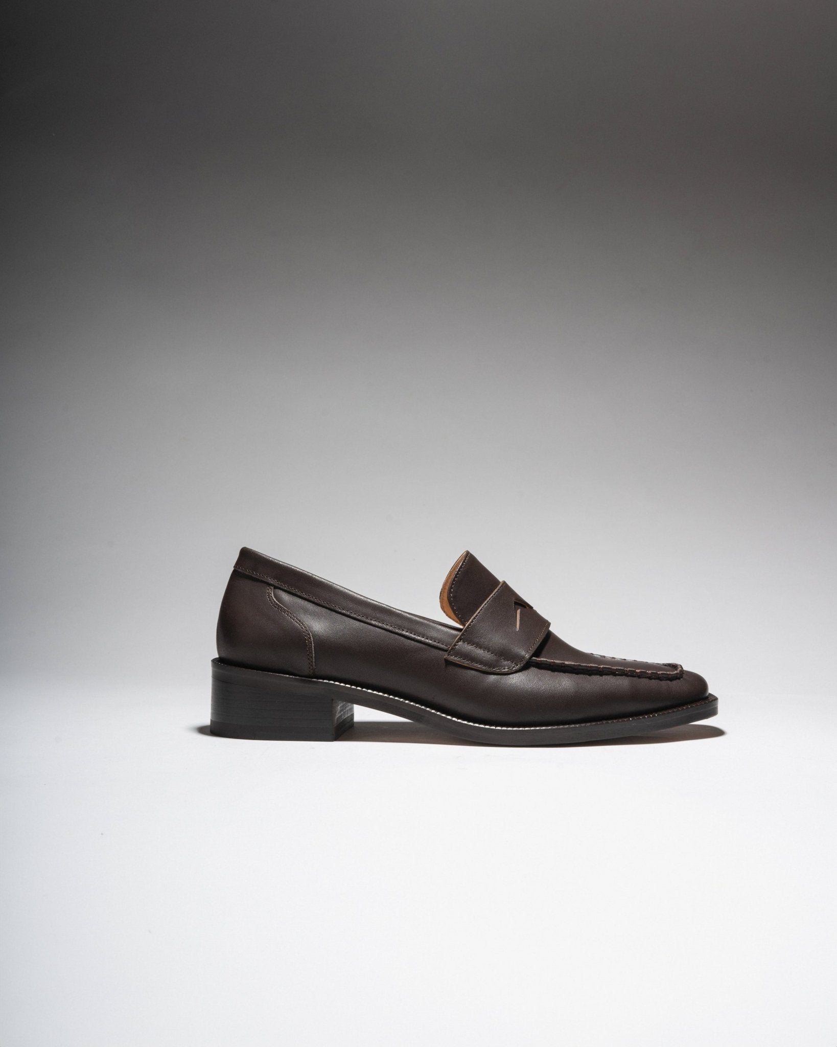 EAGLE PENNY LOAFERS Dark Brown - LAX