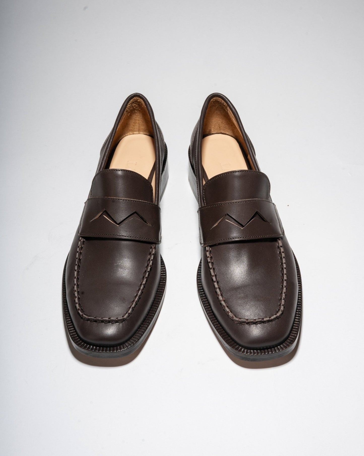 EAGLE PENNY LOAFERS Dark Brown - LAX