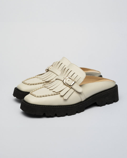 FUZZY MULES Cream - LAX