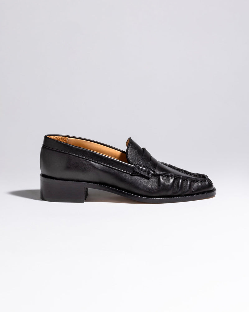 JEAN LOAFERS BLACK - LAX