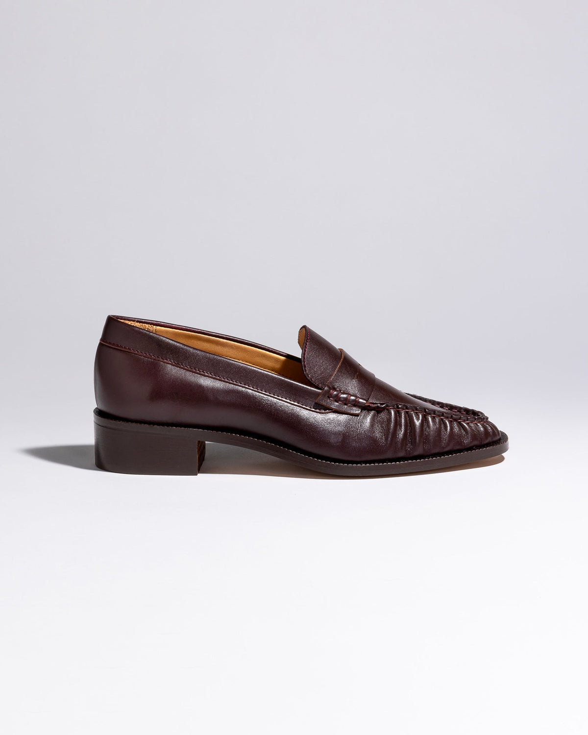 JEAN LOAFERS PLUM BROWN - LAX