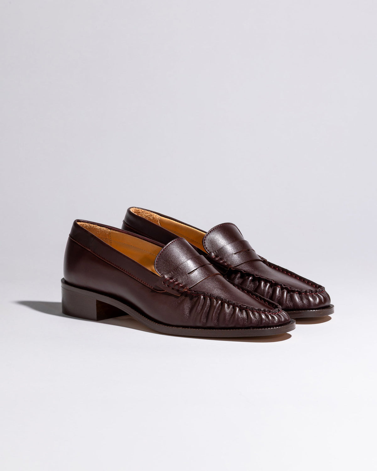 JEAN LOAFERS PLUM BROWN - LAX