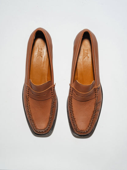 JEAN LOAFERS Tan - LAX
