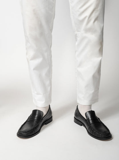 JEAN MAN LOAFERS Black - LAX