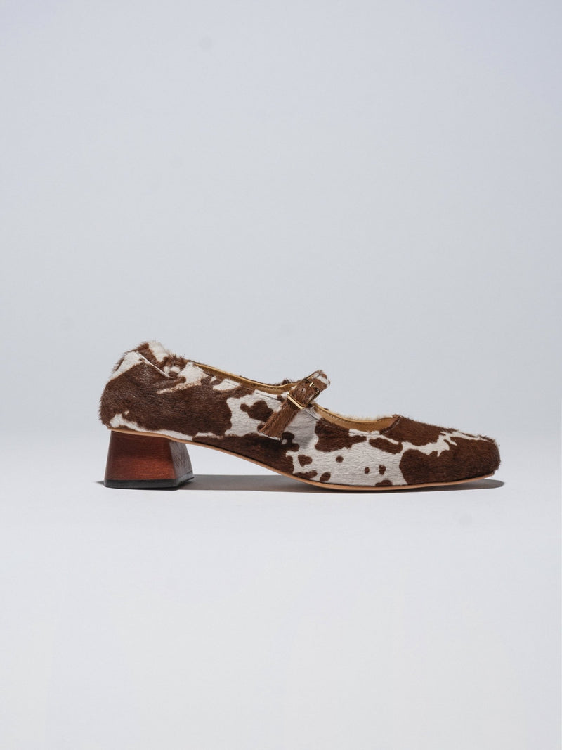 MAGGIE - JANES Cow print pony - LAX