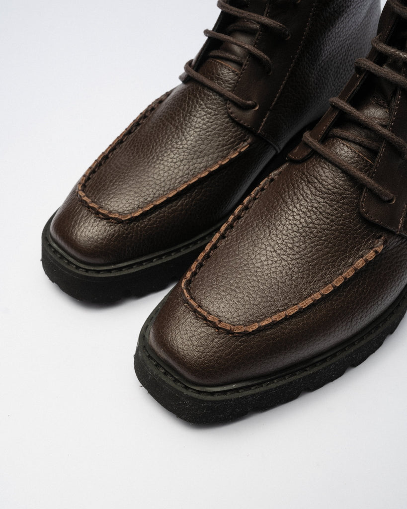 OLIVE BOOT Brown Combo - LAX