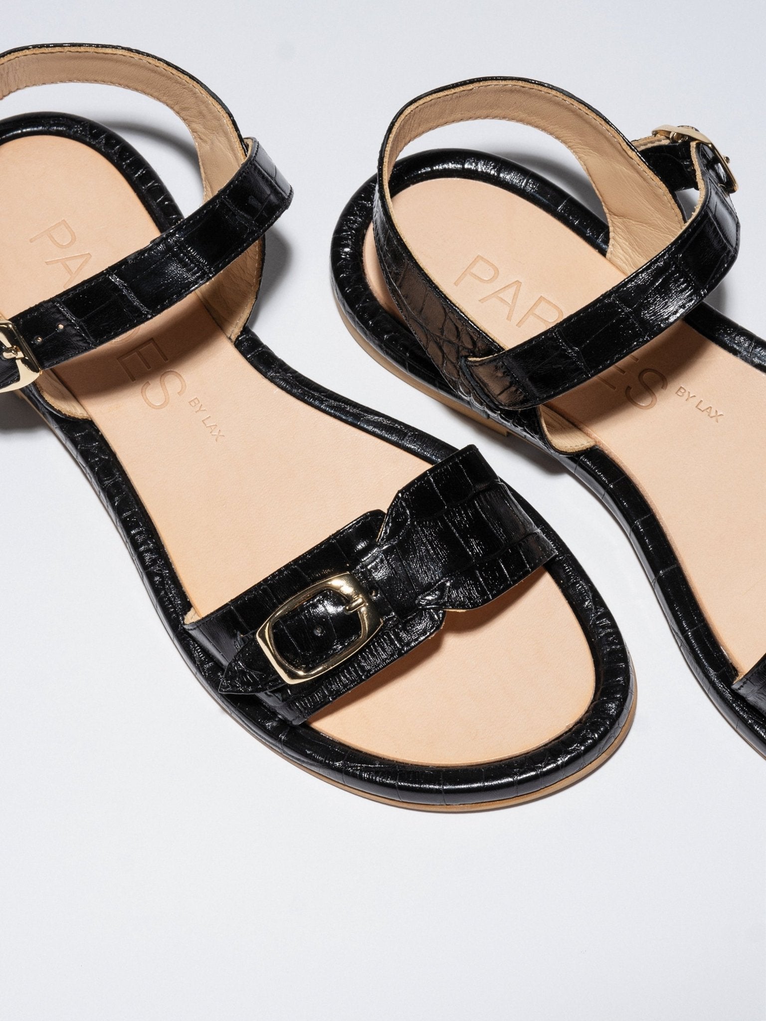 PARDES Black Croc Leather - LAX