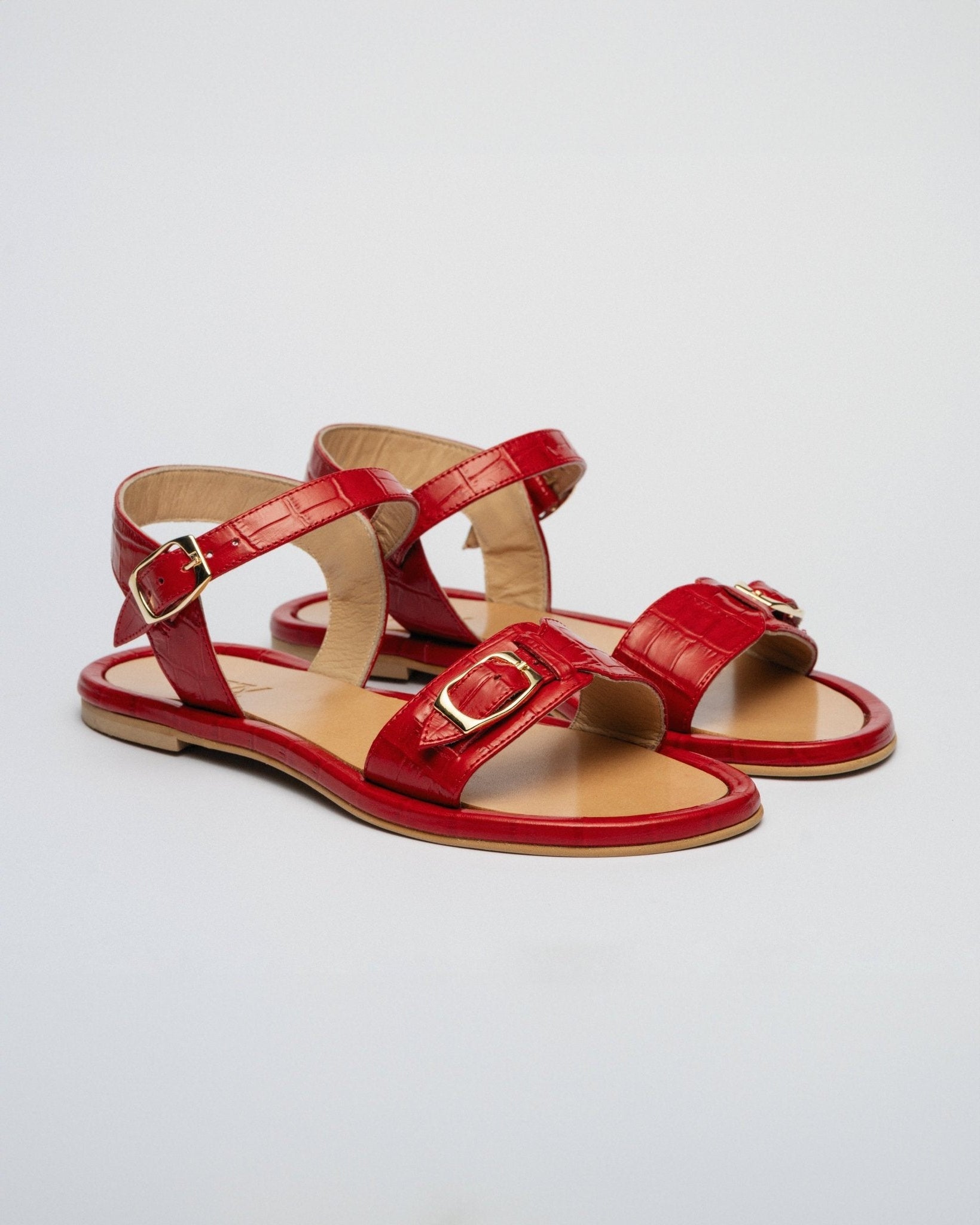 PARDES Cherry Red Croc - LAX
