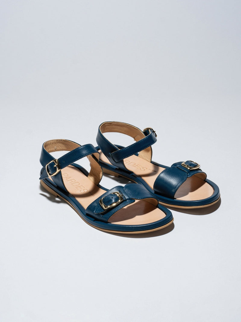 PARDES SUN - dals Petrol blue Smooth Leather - LAX