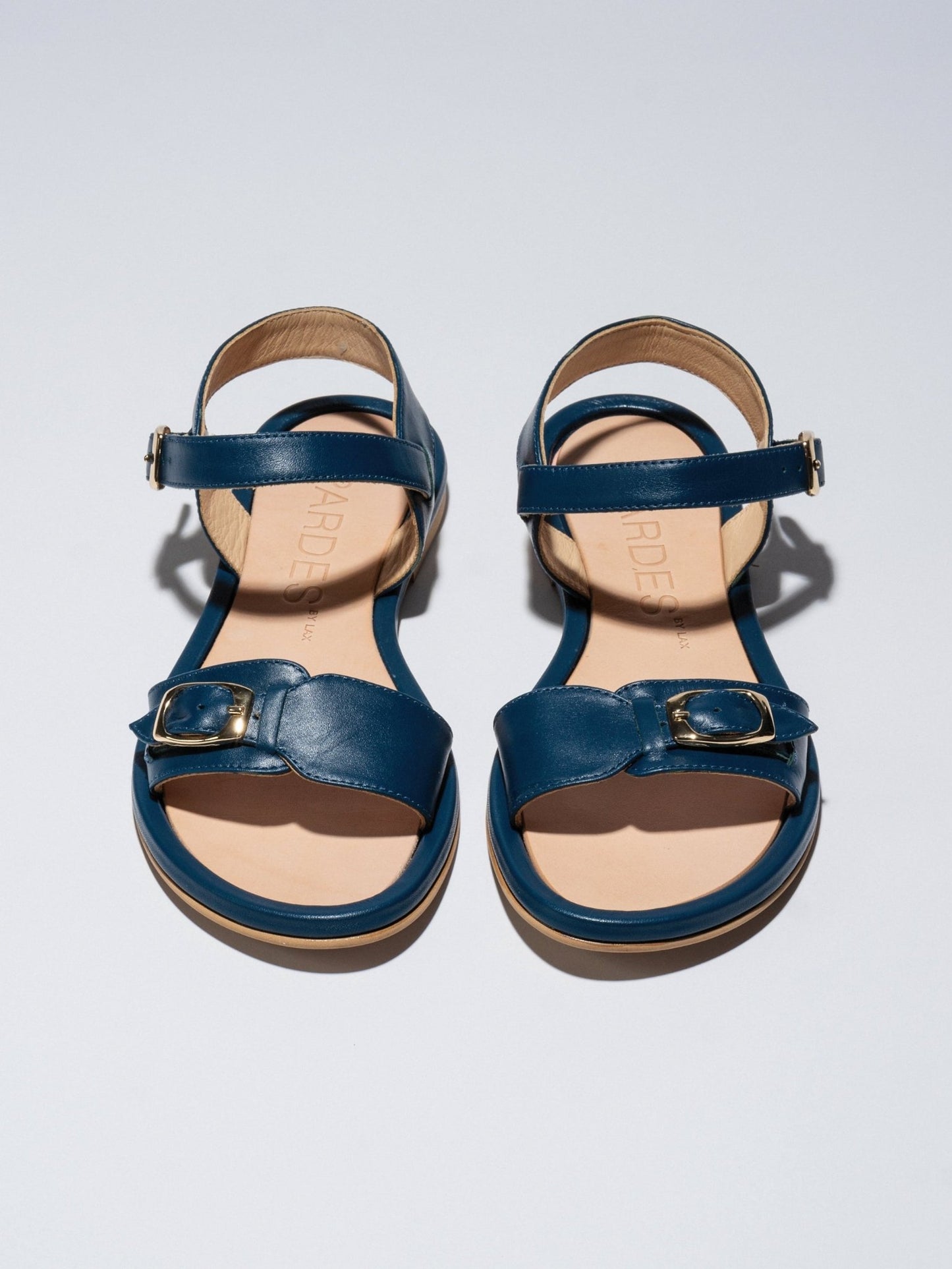 PARDES SUN - dals Petrol blue Smooth Leather - LAX