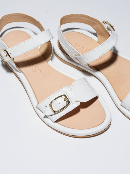 PARDES White Croc Leather - LAX