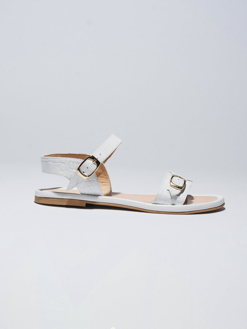 PARDES White Croc Leather - LAX