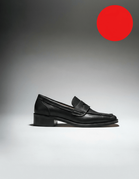 RED DOT - EAGLE PENNY LOAFERS Black - LAX
